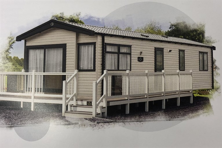 Lots of new caravans arriving at Berthlwyd!