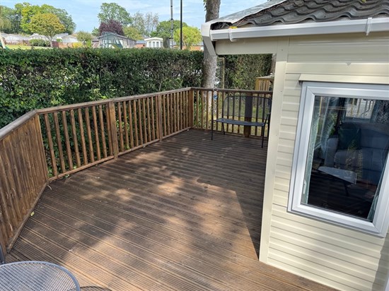 BH Willerby Sierra 3 - decking
