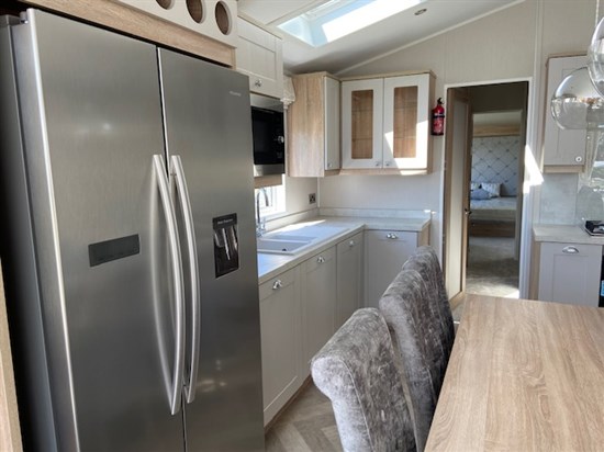 Willerby Vogue Classique fridge/freezer