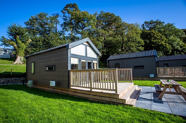 Glamping Pod holidays at Coed Helen Holiday Park