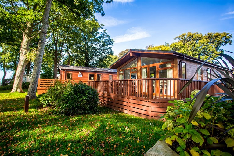 Luxury Lodge Hire holidays at Coed Helen Holiday Park