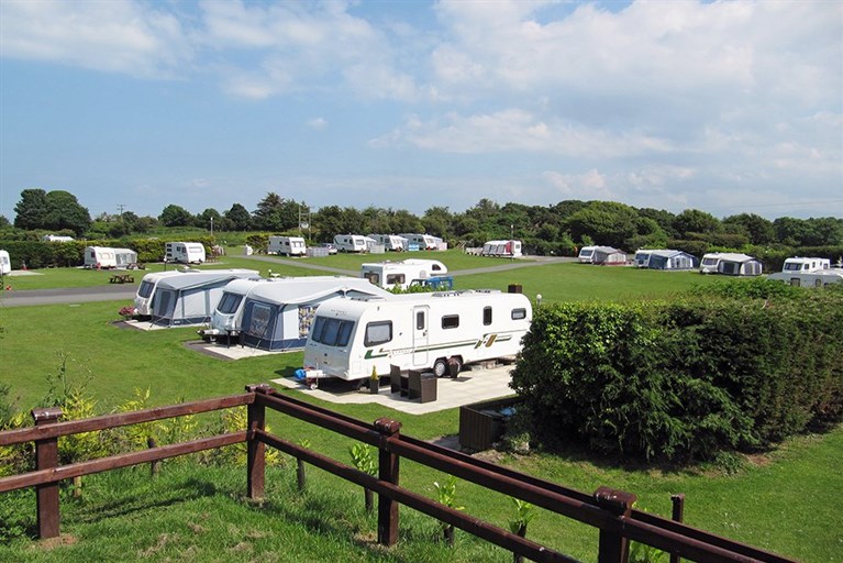 Seasonal Touring Caravan holidays at Plas Uchaf Caravan and Camping Park